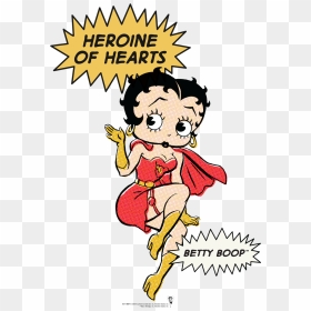 Betty Boop Heroine Of Hearts - Betty Boop Poses, HD Png Download - betty boop png