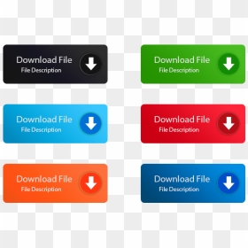 Web Download Button Pack - Parallel, HD Png Download - web button png