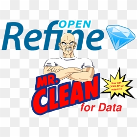 -clean For Data 344 Kb - Google Refine, HD Png Download - mr clean png