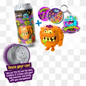 Shake Headz Slob Monsters, HD Png Download - monster can png