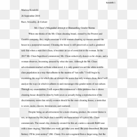 Essay On The Yellow, HD Png Download - mr clean png