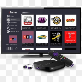 Mytuner Radio Is On Roku - Tv And Roku, HD Png Download - roku png
