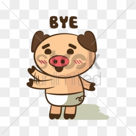 Png Hd Waving Goodbye Transparent Hd Waving Goodbye - Pig Waving Goodbye, Png Download - bye png