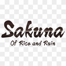 Sakuna Of Rice And Ruin Png , Png Download - Calligraphy, Transparent Png - e3 png