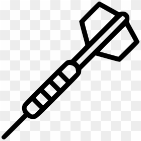 Darts Svg Png Icon - Dart Clipart Black And White, Transparent Png - dart png