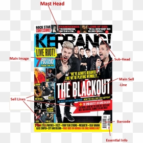 Simple Kerrang Magazine Cover, Png Download - Kerrang Magazine, Transparent Png - magazine barcode png