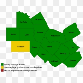 Texas Counties Map, HD Png Download - texas map png