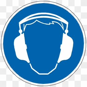 Noise Clipart Ear Pain - Hearing Protection Sign Png, Transparent Png - noise png