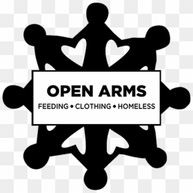 Open Arms Transparent, HD Png Download - homeless png