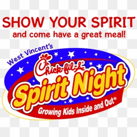 Join Us For West Vincent"s Chick - Chick Fil A Kids Meal Growing Kids Inside And Out, HD Png Download - chick fil a png