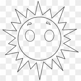 How To Draw Sun - Circle, HD Png Download - god rays png