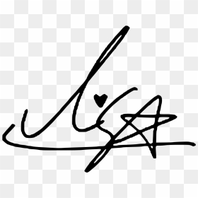 Lisa Blackpink Signature Png, Transparent Png - lisa png