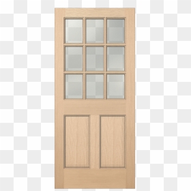 Authentic Wood Glass Panel Exterior Door - Screen Door, HD Png Download - glass door png