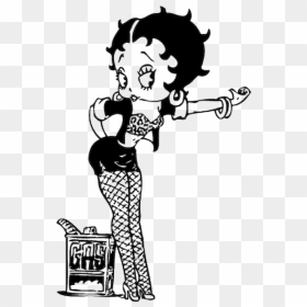 Betty Boop Colouring Pages, HD Png Download - betty boop png