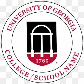 Uga Logo Png- - University Of Ga Seal, Transparent Png - georgia logo png