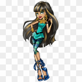 Cleo Denile Posing - Cleo Monster High Characters, HD Png Download - monster can png