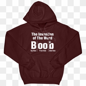 The Invention Of The Word Boob Hoodie - Narayan Murthy, HD Png Download - boob png