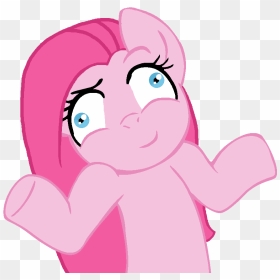 Shrugging Emoticon Shrug Shrugging Emoji - Pinkie Pie Shrug, HD Png Download - shrug emoji png
