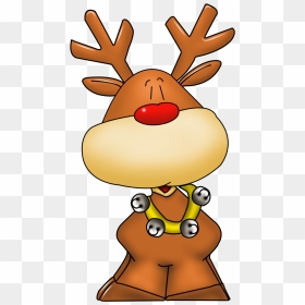 Free Cartoon Reindeer Cliparts, HD Png Download - all the things png