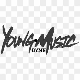 Young Music With No Outline - Calligraphy, HD Png Download - fetty wap png