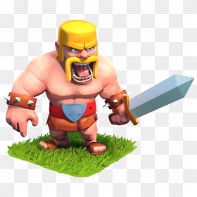 Clash Of Clans Characters Barbarian Level 6 Download - Clash Of Clans Barbarian Level 1, HD Png Download - barbarian png