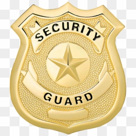 Badge Transparent Security - Security Guard Badge, HD Png Download - security guard png