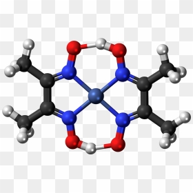 Nickel Dimethylglyoxime Complex Ball - Carbon With 6 Bonds, HD Png Download - nickel png