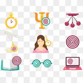 Hypnosis Icons Vector - Hypnosis Icons, HD Png Download - sound wave vector png