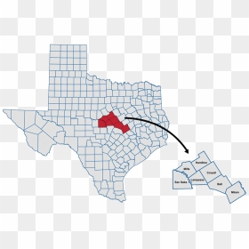 Ctcog Map, HD Png Download - texas map png
