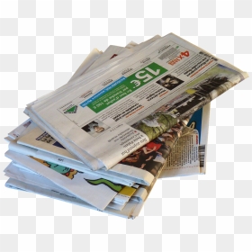 Newspaper And Magazine Stack, HD Png Download - stack of papers png