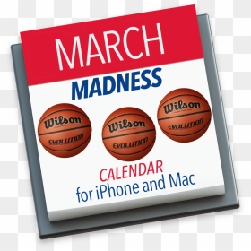 March Madness Calendars For Iphone And Mac - Cross Over Basketball, HD Png Download - march madness png
