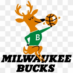 Milwaukee Bucks Logos - Milwaukee Bucks Vintage Logo, HD Png Download - bucks logo png