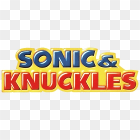 Sonic 3 And Knuckles Logo Download - Sonic 3 And Knuckles Logo, HD Png Download - and knuckles png