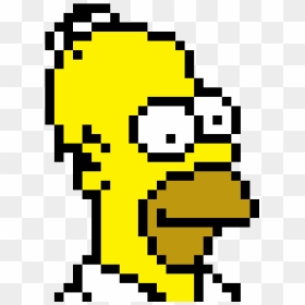 Build Homer Simpson In Minecraft Clipart , Png Download - Homer Simpson Pixel Art, Transparent Png - homer png