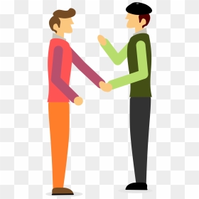 Two Men With Beret Clip Arts - People Shaking Hands Clipart, HD Png Download - beret png