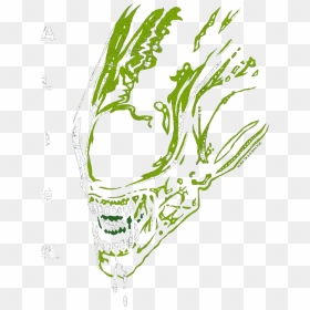 Alien Acid Drool Juniors V Neck T Shirt , Png Download - Illustration, Transparent Png - drool png