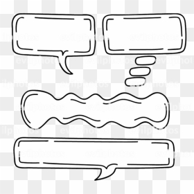 Speech Bubble Drawing Vector And Stock Photo - Rifle, HD Png Download - speech bubble vector png