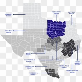 Patriot Guard Riders Texas, HD Png Download - texas map png