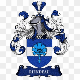 House Riendeau Coat Of Arms Family Crest - Hugo Family Crest, HD Png Download - blank coat of arms template png