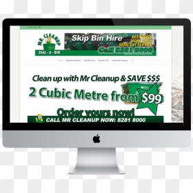 Computer Monitor, HD Png Download - mr clean png