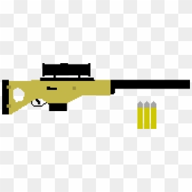 Fortnite Sniper Png - Minecraft Awp Pixel Art, Transparent Png - fortnite sniper png