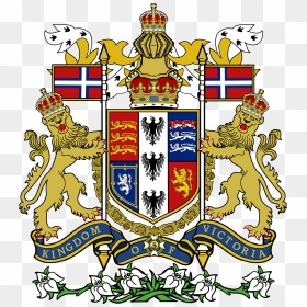State Coat Of Arms - Victorian United Kingdom Flag, HD Png Download - blank coat of arms template png
