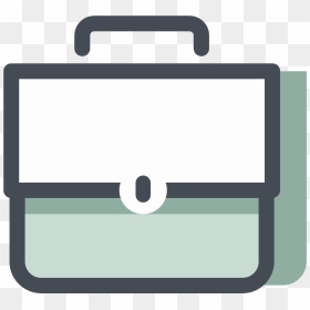 The Business Icon Is Shaped Like A Briefcase - Icon Brief Case Png, Transparent Png - briefcase icon png