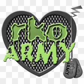Rko Army - Heart, HD Png Download - rko png