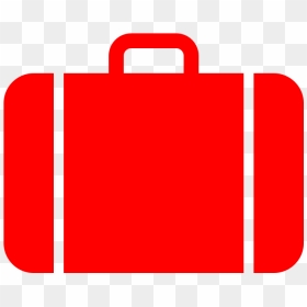 Suitcase Icon Red - Luggage Red Png Icon, Transparent Png - briefcase icon png
