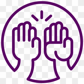 High Five Icon - Hi 5 Icon Png, Transparent Png - high five png