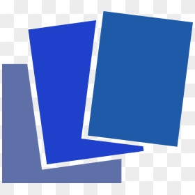 Stack Of Blue Papers Png, Transparent Png - stack of papers png