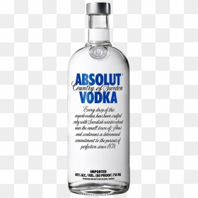Absolut Vodka 750ml Luekens Wine & Spirits - Vodka Absolut, HD Png Download - liquor png