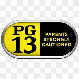 Yellow , Png Download - Pg 13 Rating, Transparent Png - pg 13 png