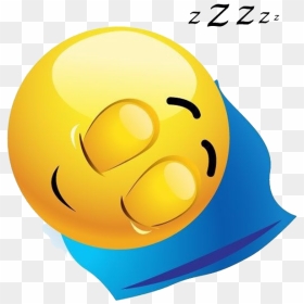 Smiling Sleeping Emoji , Png Download - Sleeping Emoji, Transparent Png - sleep emoji png
